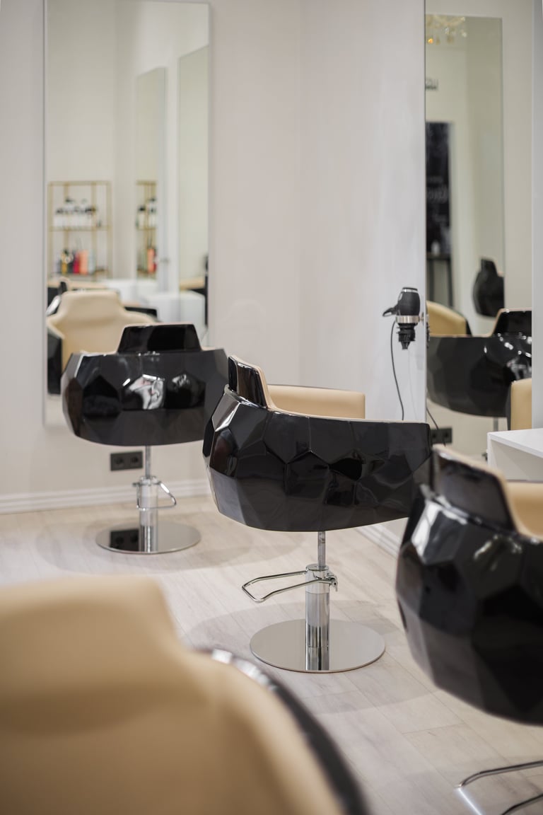Interior of beauty salon