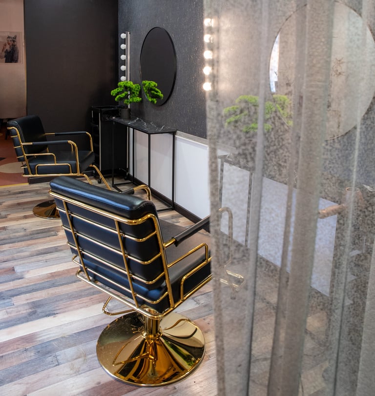 Hair beauty salon modern interior